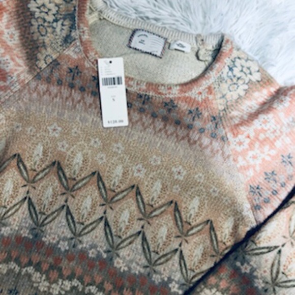 Anthropologie Floral Sweater Size Small 128$ NWT - Picture 2 of 5